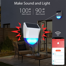NEO Graffiti Smart Audible Alarm ZigBee Outdoor Sound and Light Waterproof Solar Alarms