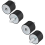 4Pcs M8 Thread with Studs 40mm x 30mm Cylindrical Rubber Mounts, Vibration Isolators Steering Damper 1