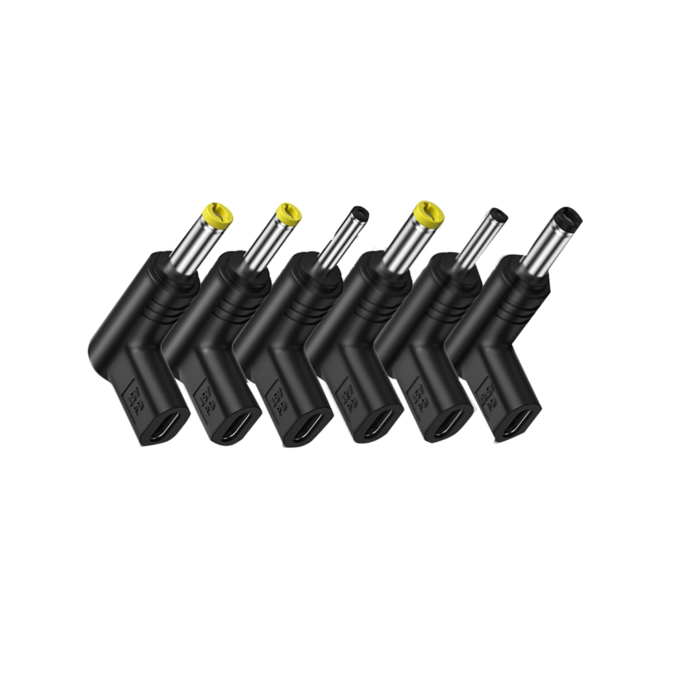 6PCS USB C PD to DC Power Connector 12/15/19.5V Cable for Router Type Jack Plug Charging Adapter Converter-image-OPC-PJZBF9M-NEW