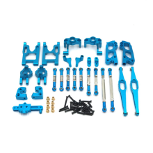 Voor 1/12 12428 12423 12427 RC auto-onderdelen FY model verbeterde metalen swingarm stoelset, blauw