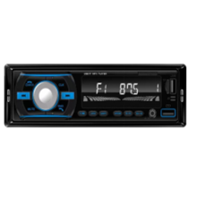 Autoradio con luci colorate, radio stereo, ricevitore FM, Aux, 12 V, lettore multimediale MP3 Bluetooth da incasso 1Din