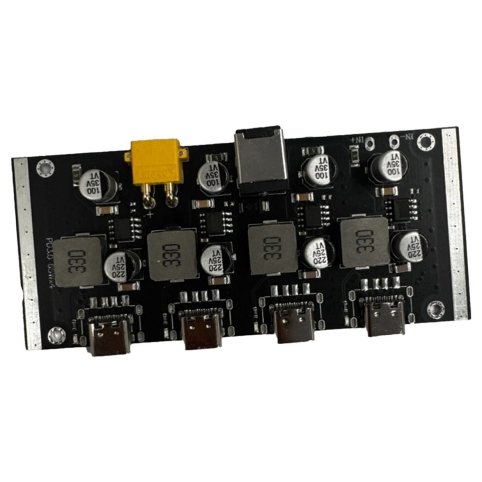 Pd65w 4-Way Fast Charger Module Pd3.0/2.0 Qc3.0/2.0 Fcp Afc Type-C Dc12-30V Quick Charging Board For 4854061045984