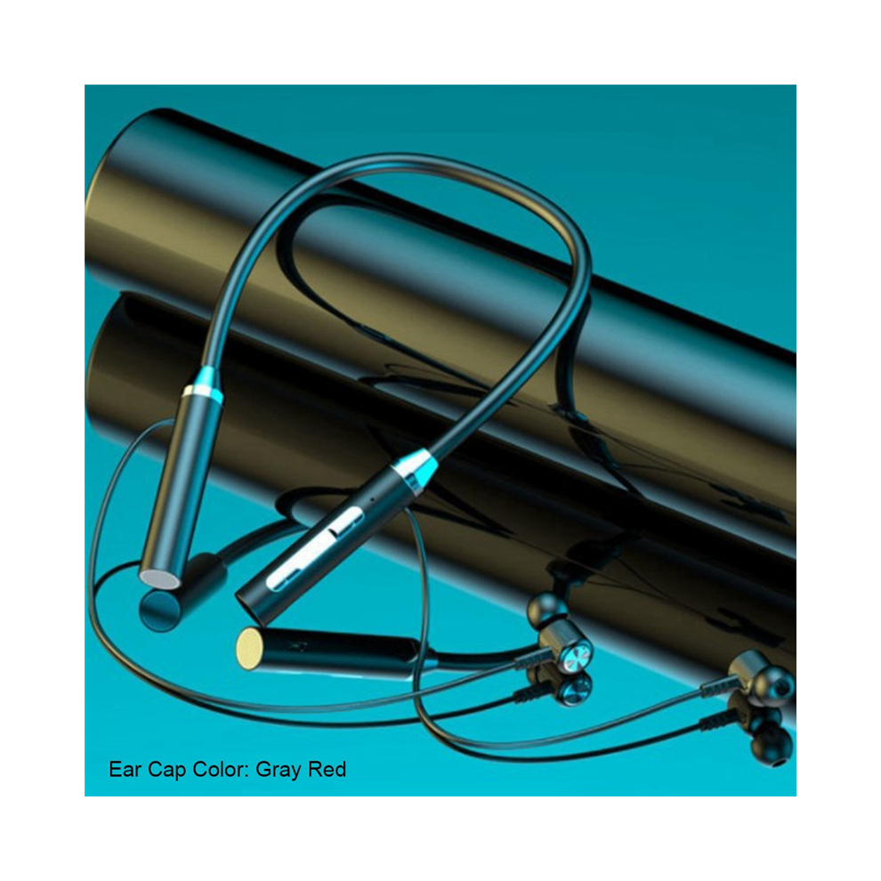 Wireless Bluetooth Headset Neck Type Stereo Noise Reduction Universal Plug-in Card Sport Ear Mic,Blue-image-OPC-PJZBGD6-NEW