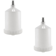 2 szt. 600 ml plastikowych kubków do farby HVLP do łącznika dyszy rozpylacza