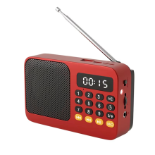 FM Radio Portable Small Emergency Recargable Ham Bluetooth Sound Box Mini Vintage Music Speaker Mp3 Player D