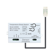 Tuya Temperatur Feuchtigkeit Schalter Sensor WiFi mit und Sonde