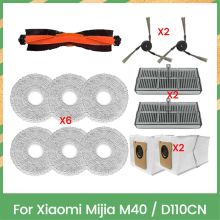 Stofzuigerborstel Filter Stofzak Dweildoek Kit voor Omni M40 / D110CN Stofzuiger Accessoires