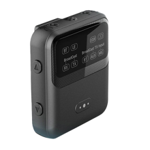 Ricevitore e trasmettitore audio Bluetooth 5.4 - LL/HD/AD LC3 Auracast LE Adattatore stereo wireless per musica con microfono