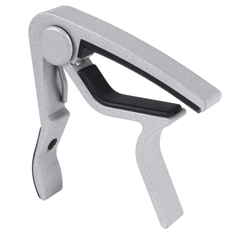 Perfect Folk Acoustic Guitar Trigger Change Capo Silver Tauoh
