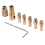 8Pcs 0.5-3mm Small Electric Drill Bit Collet Mini Twist Chuck Tool Kit 3
