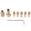 8Pcs 0.5-3mm Small Electric Drill Bit Collet Mini Twist Chuck Tool Kit 9