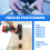 Center Drill Bit Set 5 PCS Self Centering Hinge Core for Woodworking, Door Window Bits 7
