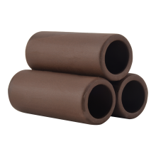 3 stuks bruine keramische schuilplaatsen - Garnalenhabitat, kweekbuis, grot