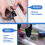 Center Drill Bit Set 5 PCS Self Centering Hinge Core for Woodworking, Door Window Bits 6