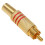 10 Stück Stecker Audio-Anschluss Metallfederadapter 9