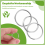 60 Pcs 20mm Outside Dia Universal Split Key Rings Keychain Holders 7