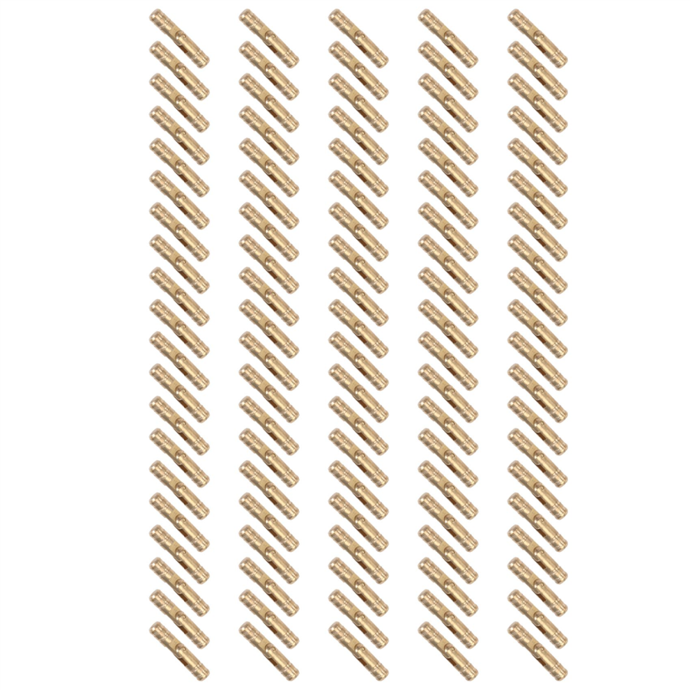100Pcs Brass Concealed Hinges Jewelry Wood Boxes Cabinet Furniture Hinge 4X20mm 4854061056218