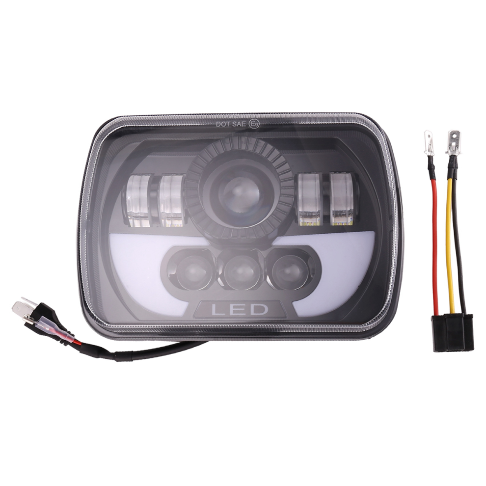 300W 5X7 Led Headlights Sealed Beam Head Lamp With High Low Head For Yj Xj Light 4854061062219