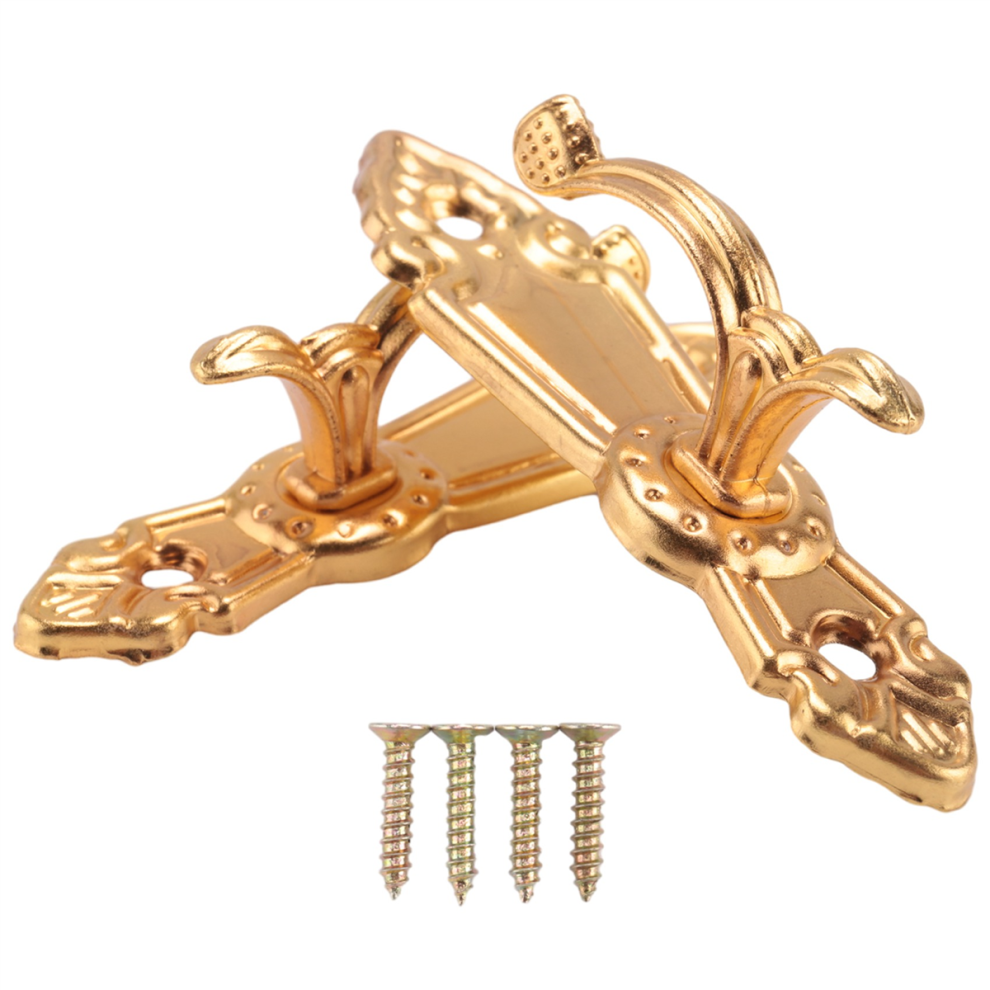 Screw Mount Curtain Tassel Tie Back Tieback Wall Hooks 2Pcs 4854061052685