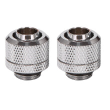 2 szt. złączki do chłodzenia wodnego G1/4 z gwintem zewnętrznym Pagoda do złącza komputerowego Soft Tube 9,5 x 12,7 mm w kolorze srebrnym
