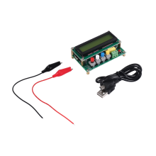 Lc100-A Digitaler LCD-Hochpräzisions-Induktivitäts-Kapazitäts-L/C-Meter-Kondensatortester-Frequenz 1Pf-100Mf 1Uh-100H + Testclip