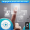 Compact USB Fingerprint Reader Scanner Reliable Biometric Access Control Attendance System 6