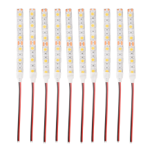 10Pcs 10Cm Waterproof Warm White 5050 Led Strip Lights Dc 12V Caravan Boat Car