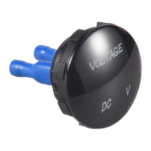 Woltomierz 5V-25V DC, wyświetlacz cyfrowy LED, montowany na panelu, okrągły, wodoodporny, samochodowy