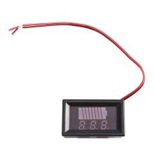 Wskaźnik poziomu naładowania akumulatora kwasowo-ołowiowego 12 V, tester LED, niebieski woltomierz