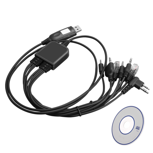NOWY kabel USB do programowania radia samochodowego z oprogramowaniem na płycie CD 1