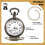 Large bronze embossed Chinese style nostalgic retro pocket watch 10