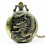 Large bronze embossed Chinese style nostalgic retro pocket watch 7