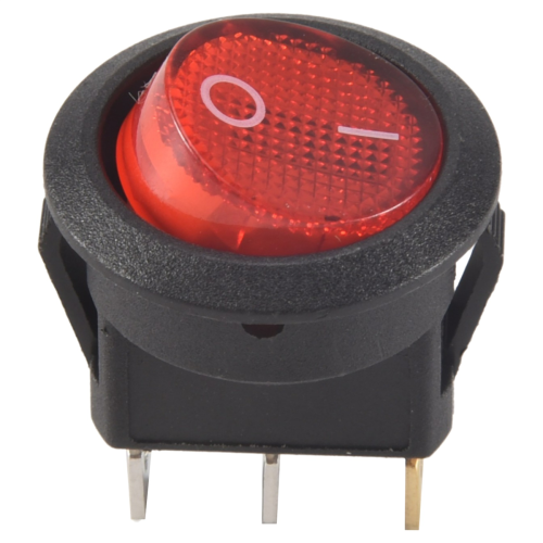 Toggle Switch Bipolar ON OFF Red 3 Pin 20mm 1