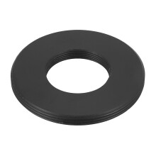Adaptador de lente RMS (20 mm) compatible con Microscopy Society para montura M42 con rosca interior RMS