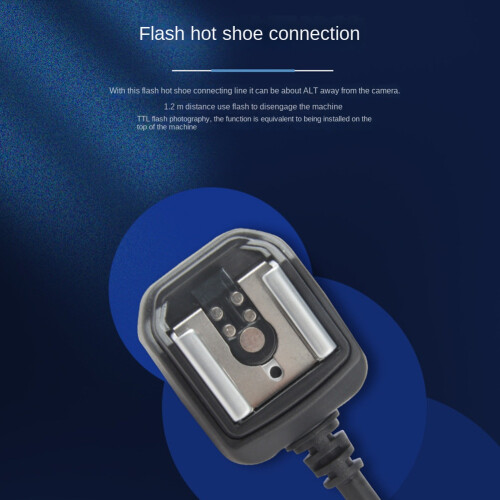 OC-E3 Off Camera Flash Cable Hot Shoe Cord Sync Off-Camera Focus Extension for 580EX II / 2
