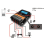 30A Solar Charge Controller 12V24V Panel Battery Regulator Auto 2 USB LCD Display Load Discharger 5