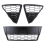 3Pcs Car Honeycombed Front Bumper Lower Grille Grills for Focus 2012 2013 2014 3