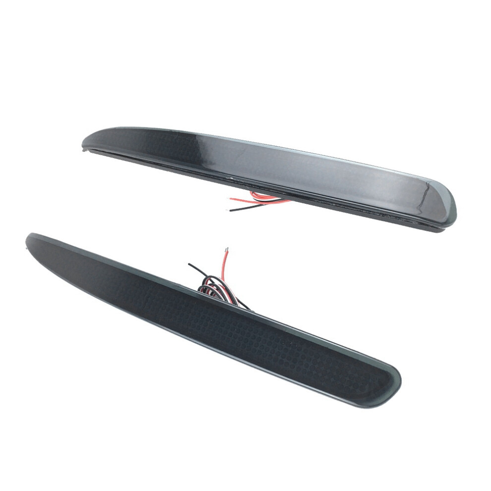 1Pair Rear Bumper Smoked Lens Led Reflector Tail Brake Stop For 6 2003-2008 Light 4854061081500