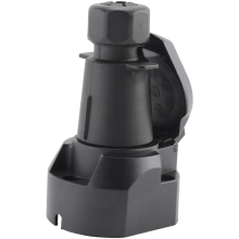 Adattatore per connettore per gancio di traino con presa e spina europea a 7 pin per auto, camper, camion, barche, roulotte, trasferimento segnale 12V