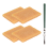 Art Ruling Pen Set, Masking Fluid with 4 Pieces Glue Residue Eraser for Applying Line Work 10