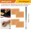Art Ruling Pen Set, Masking Fluid with 4 Pieces Glue Residue Eraser for Applying Line Work 5