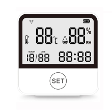 Tuya Smart WIFI Temperature and Humidity Sensor Indoor Hygrometer Thermometer with LCD Display Support Assistant