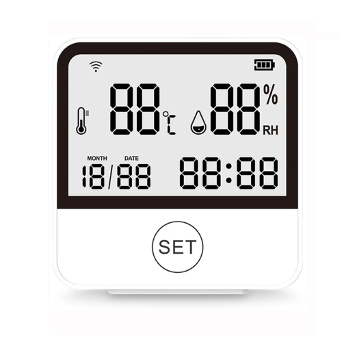 Tuya Smart WIFI Temperature and Humidity Sensor Indoor Hygrometer Thermometer with LCD Display Support Assistant