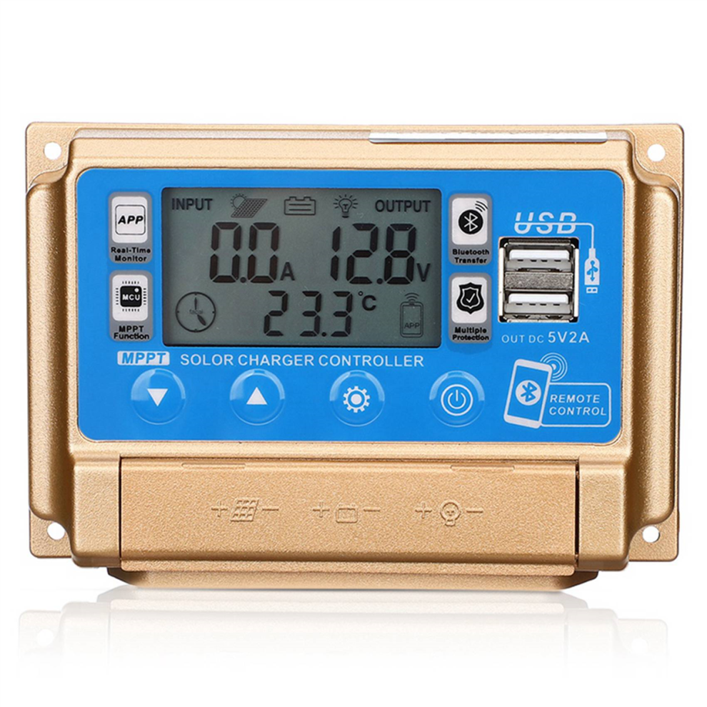 Tauoh Solar Controller Adaptive Mppt With Bluetooth 12V/24V Charge Controller-40A