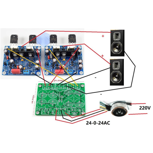 High-Power Audio Amplifier Board MX50 SE Multi-Function Dual-Channel Two Boards Module Parts 2