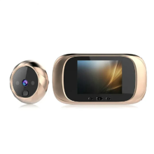 Timbre con mirilla y videoportero digital LCD de 2,8 pulgadas, cámara de monitoreo con detección de movimiento de 90 grados