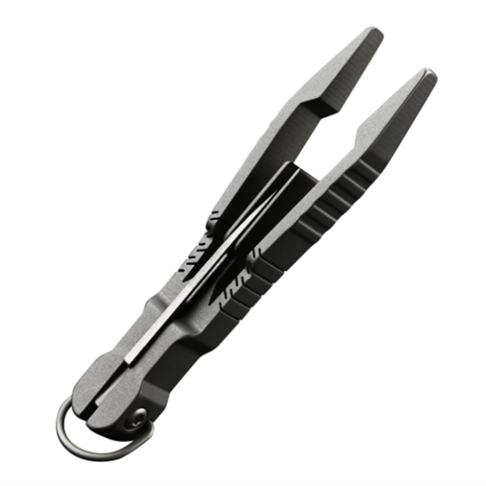 Tweezers Multitool, Precision Tweezer With Pocket Knife, 2 In 1 Titanium Small Keychain For Craft,Soldering 4854061091998