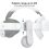 Suitable for Meta Quest3 Accessories Headset Quest2 High-Quality Speaker VR 6