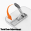 Universal Mini Foldable Metal Stand Laptop Base Thin Adjustable Cooling for Tablet 8