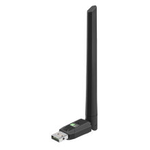 Karta sieciowa USB WiFi Bluetooth 5.0 600 Mb/s, antena Wi-Fi 2,4 GHz, dwuzakresowy odbiornik 802.11ac, miniaturowa karta sieciowa bezprzewodowa